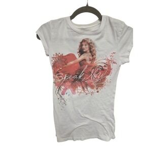 Taylor Swift‎ Speak Now Graphic Tee White XS